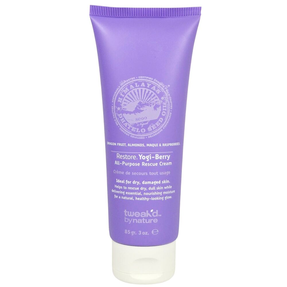 Tweak'd by Nature Restore Yogi Berry All Purpose Rescue Cream 85 g / 3 oz SEALED